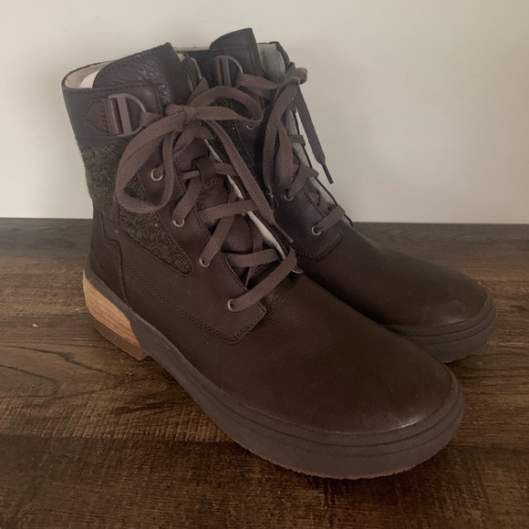 Merrell Haven Boots 10 Bracken Mid Lace Wool Leather Waterproof 100 G Insulation - Picture 1 of 12